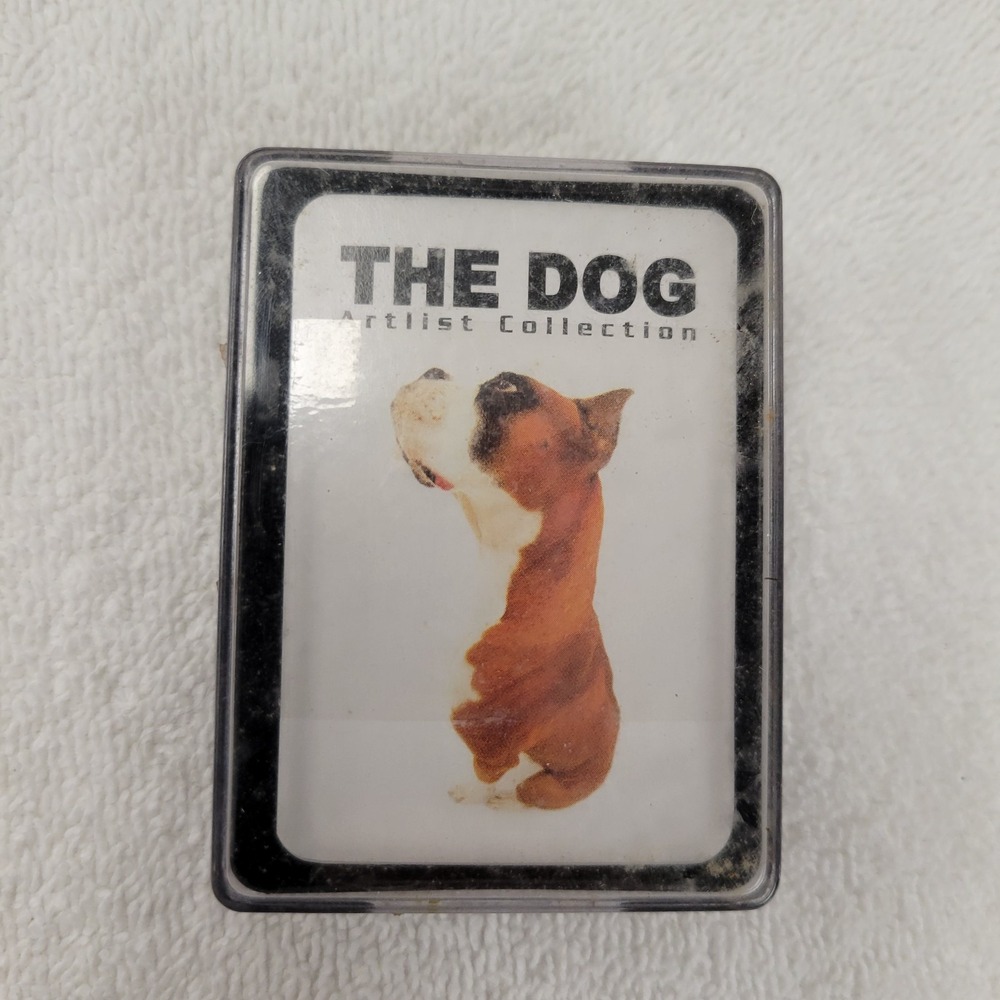 The Dog Artlist Collection 54 Boxer Miniature Playing Cards New